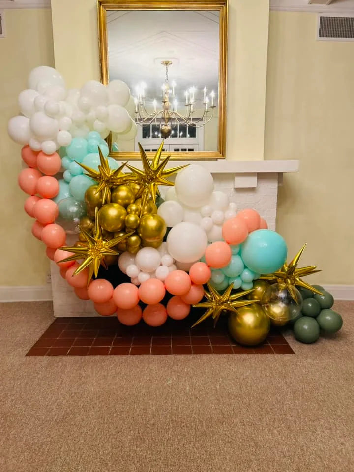 Organic Balloon Decor