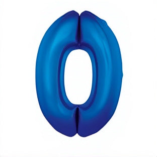 40" Royal Blue Foil Number Balloon (0-9)
